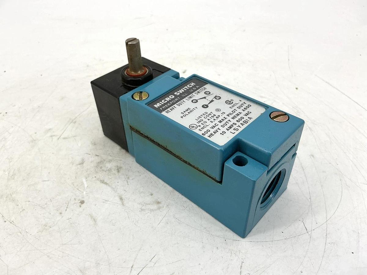 New Honeywell Micro Switch LSYAB1A Heavy Duty Limit Switch 10A 600VAC