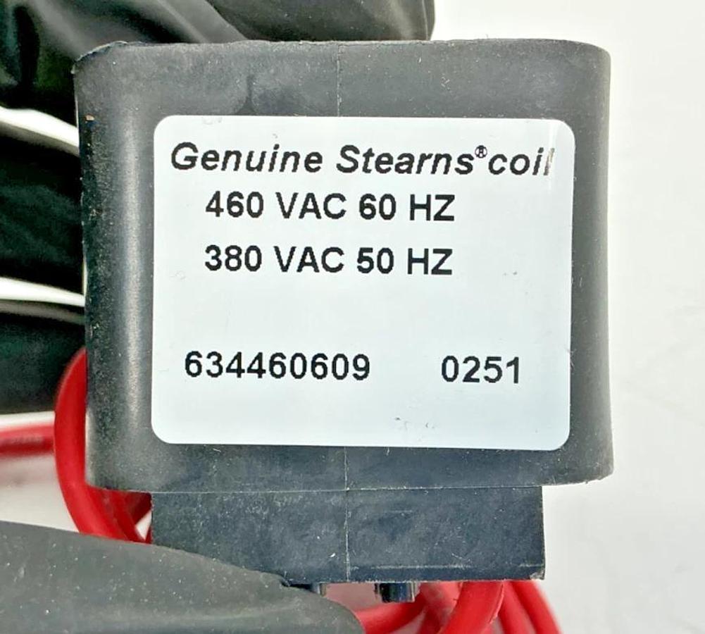 New Genuine Stearns 6-3-44606-09 Coil 380/460VAC 50/60HZ 634460609 - No Box