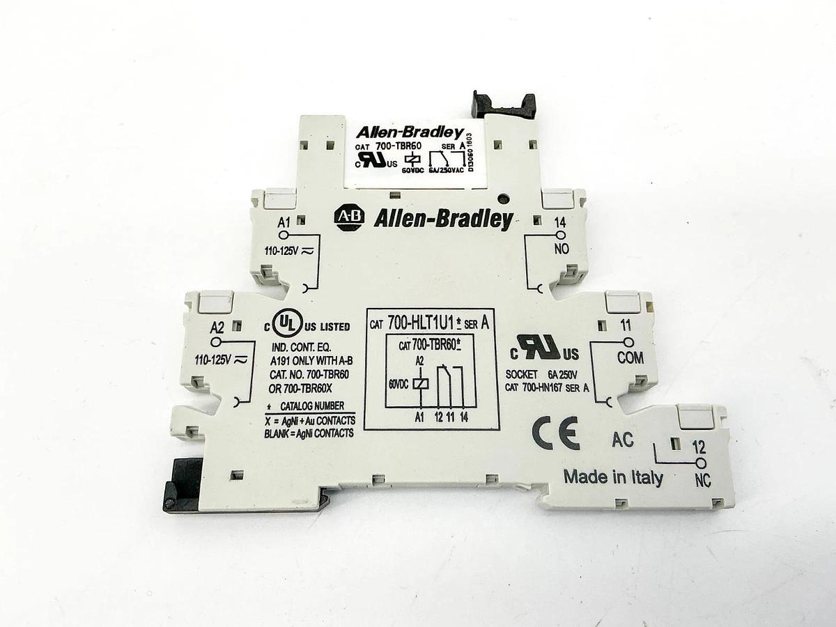 New Allen Bradley 700-HLTU1 Terminal Block Relay 110/125V