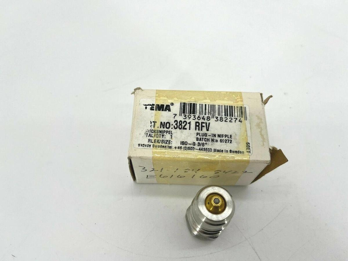 Used New Tema 3821RFV Hydraulic Quick Coupling