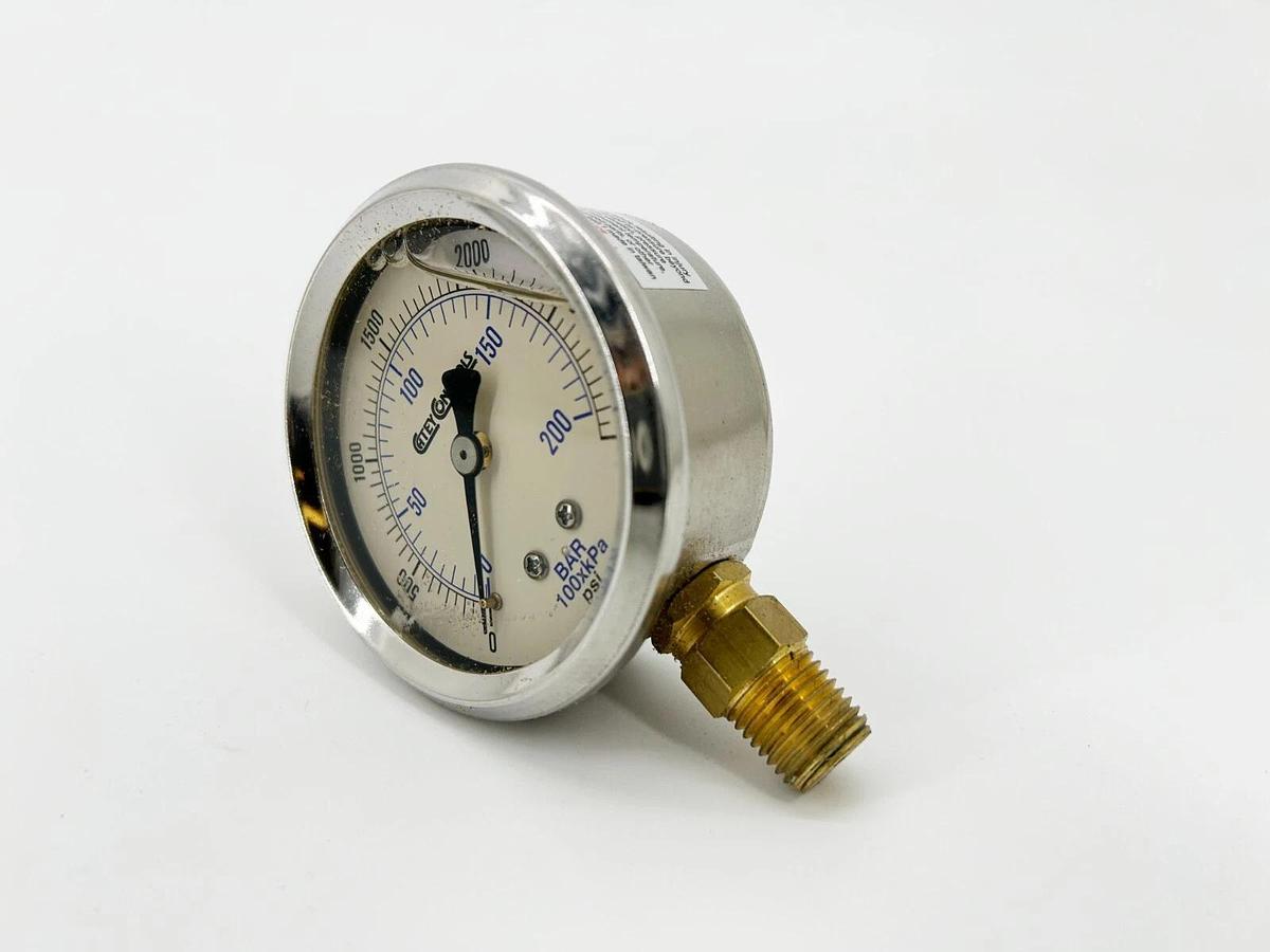 New 0-3000 PSI Pressure 2-1/2" Gauge11/4NPT