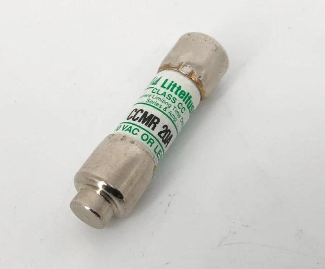 Lot of 4 New Littelfuse CCMR 20A Time Delay Fuses 20A 600VAC Class CC - No Box