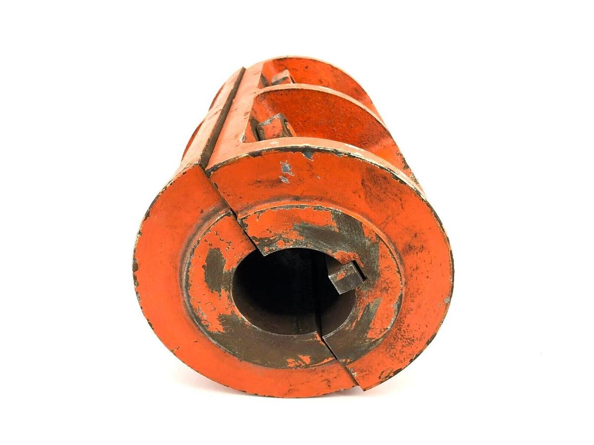Used Unbranded 009107 Clamping Shaft Coupling, 2-3/16" Bore