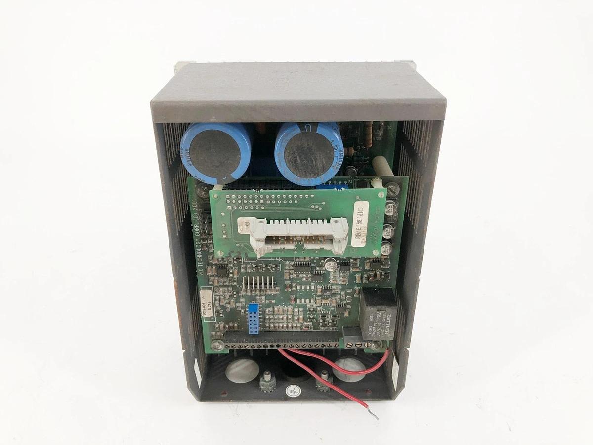 Used AC Tech M1510B Inverter Drive 1HP 480/590V Input 0-460/575V Out (For Parts Only)
