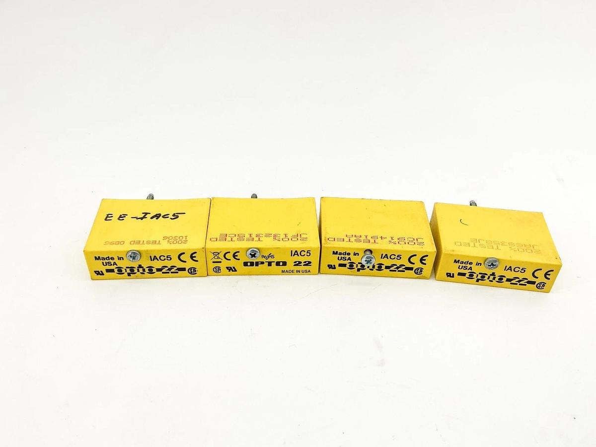 New Lot of 4 Opto22 IAC5 Input Module - No Box