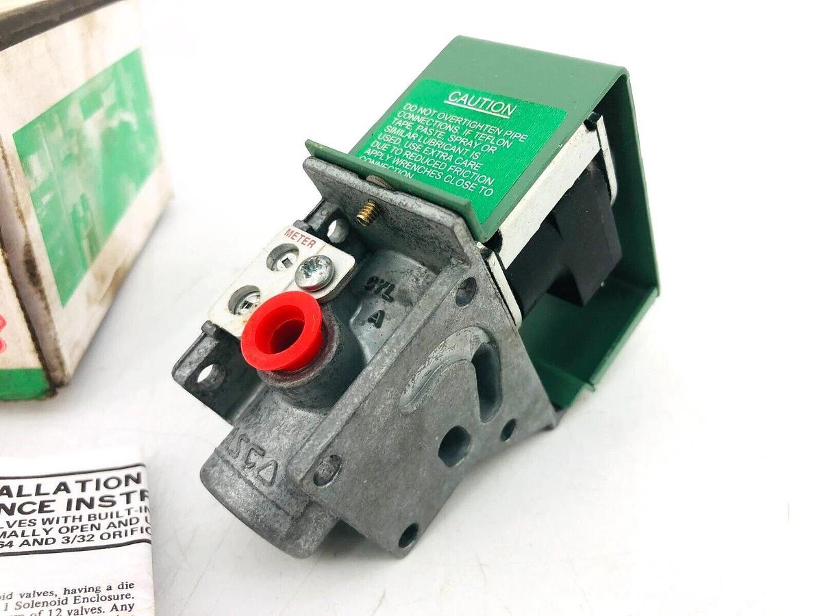 New ASCO 8318D001 Solenoid Valve 1/4 Port 110/120V 50/60Hz