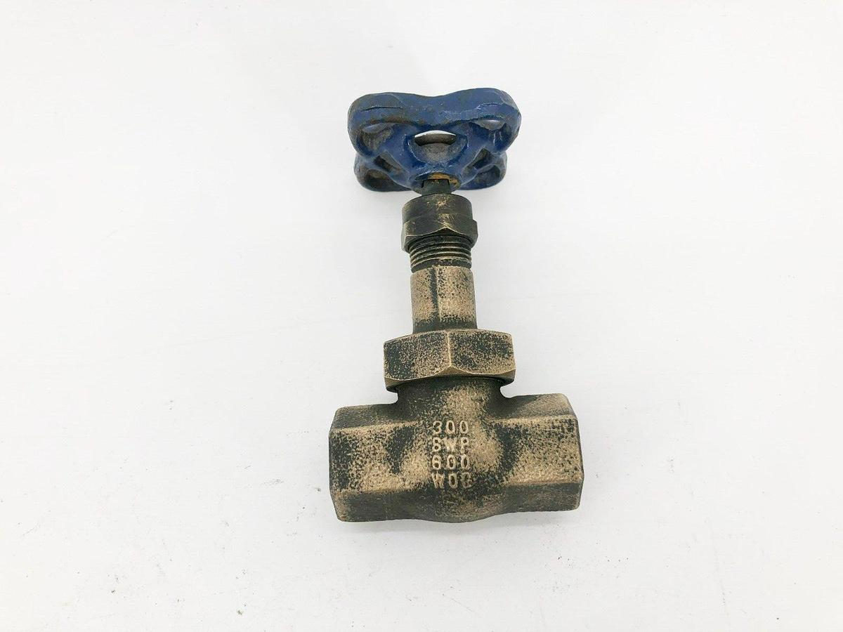 Used Nibco T-275-B Bronze Globe Valve 3/4" NPT