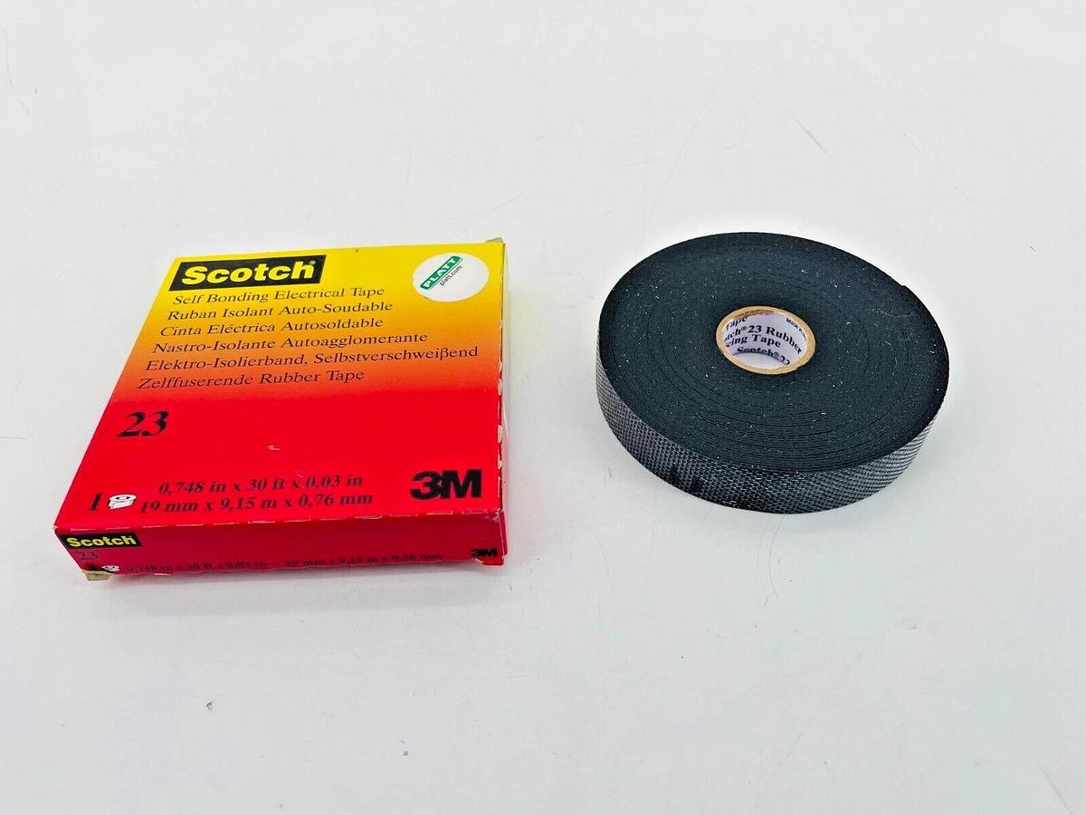 New Scotch 23 Self Bonding Electrical Tape .748in X 30ft 6P1290
