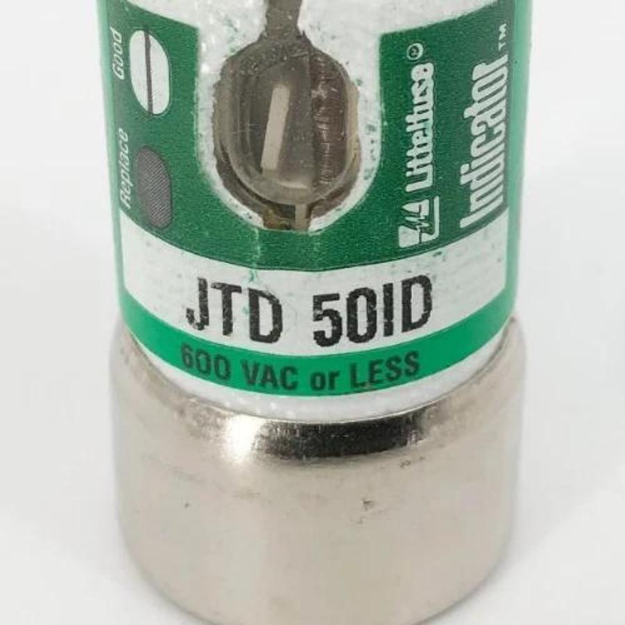 Lot of 2 New Littelfuse JTD-50-ID Time Delay Fuses 50A 600V Class J - No Box