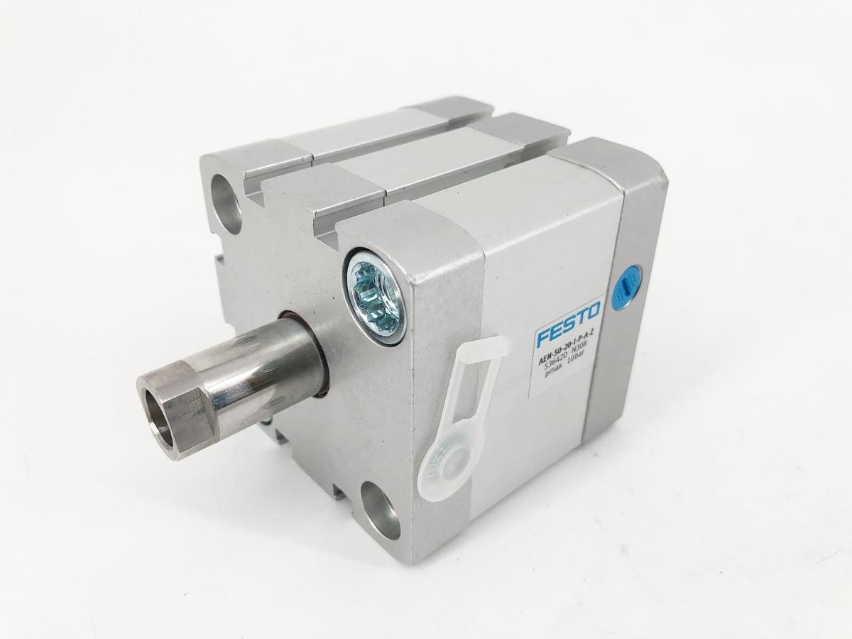 New Festo AEN-50-20-I-P-A-Z Compact Cylinder 536420 10 bar - No Box