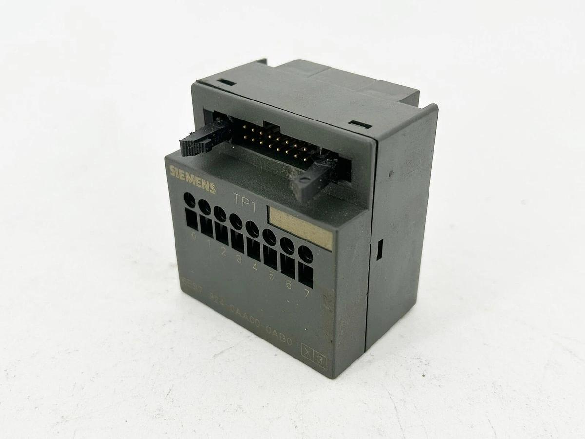 Used Siemens 6ES7 924-0AA00-0AB0 Terminal Block TP1 1-Tier 8 Channel Connection