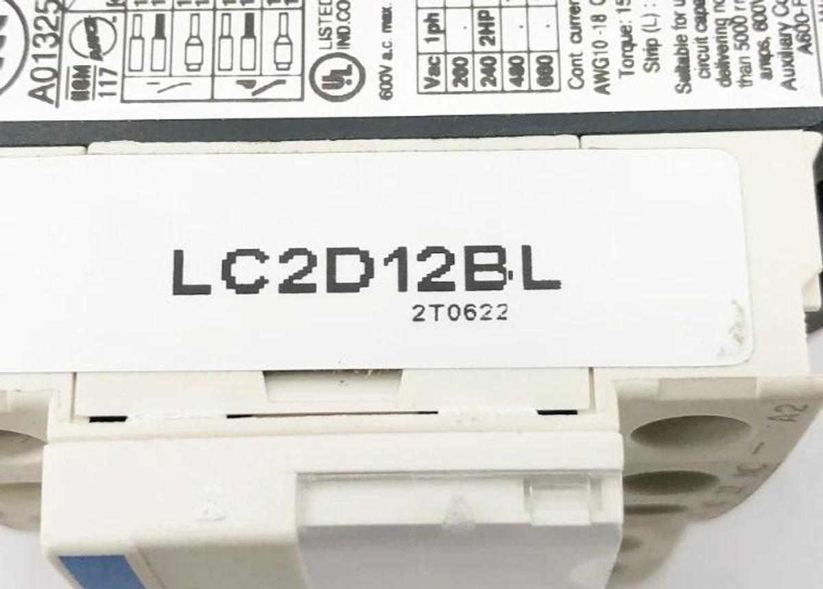 New Telemecanique LC2D12BL Reversing Contactor 24VDC 2.4W 5.5KW/400V 7.5HP/460V