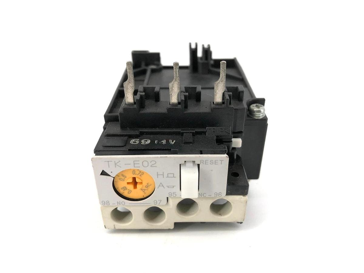 New Fuji Electric TK-E02-72 Thermal Overload Relay 0.48-0.72A - No Box