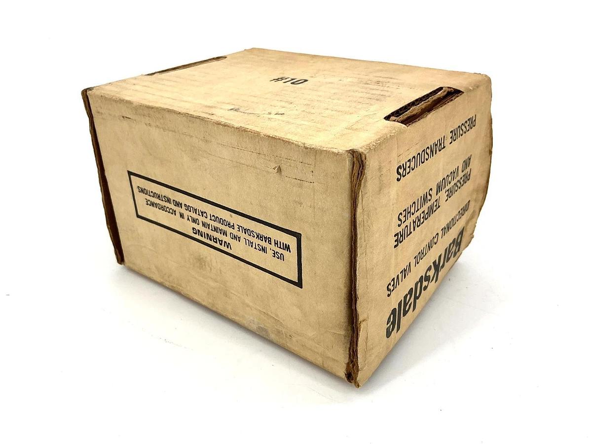 New Barksdale D1H-A80SS Pressure or Vacuum Actuated Switch Adj Range 0.5-80PSI
