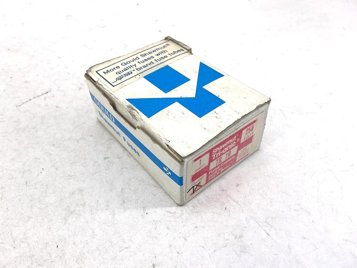Lot of 7 New Gould Shawmut TR-1R Tri-Onic Time-Delay Class RK5 Fuse 1A 250V TR1R