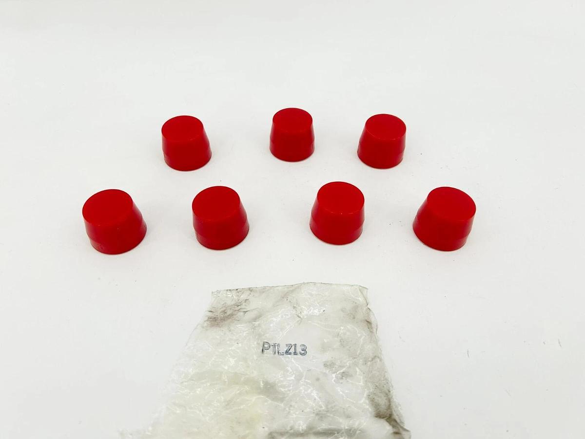 Lot of 7 New Honeywell PTLZ13 Red Caps for Indicator Light