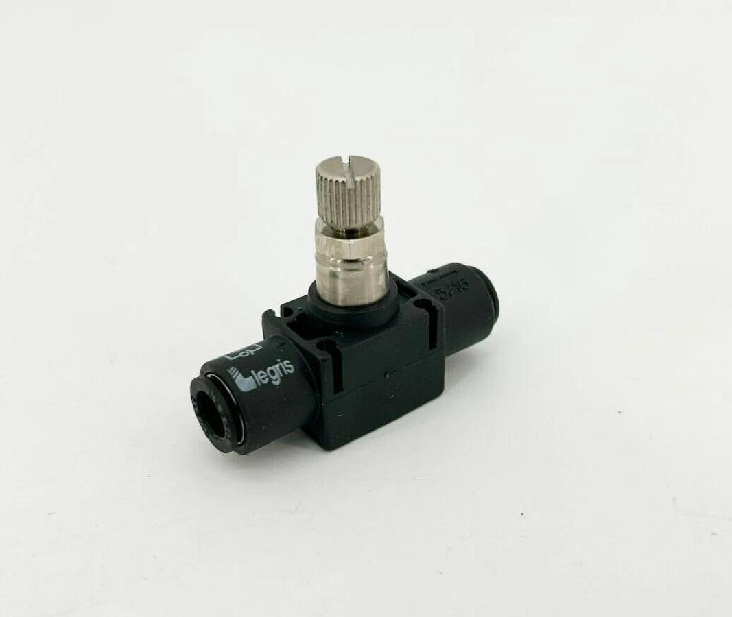 New Lawson Legris 62251 Flow Control Union, 5/16" (8mm) Tube OD, 145psi