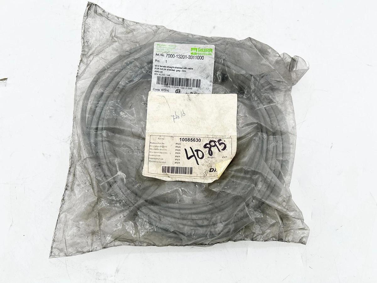 New Murr 7000-13201-3311000 Connection Cable 4P 32.8' Length 22AWG