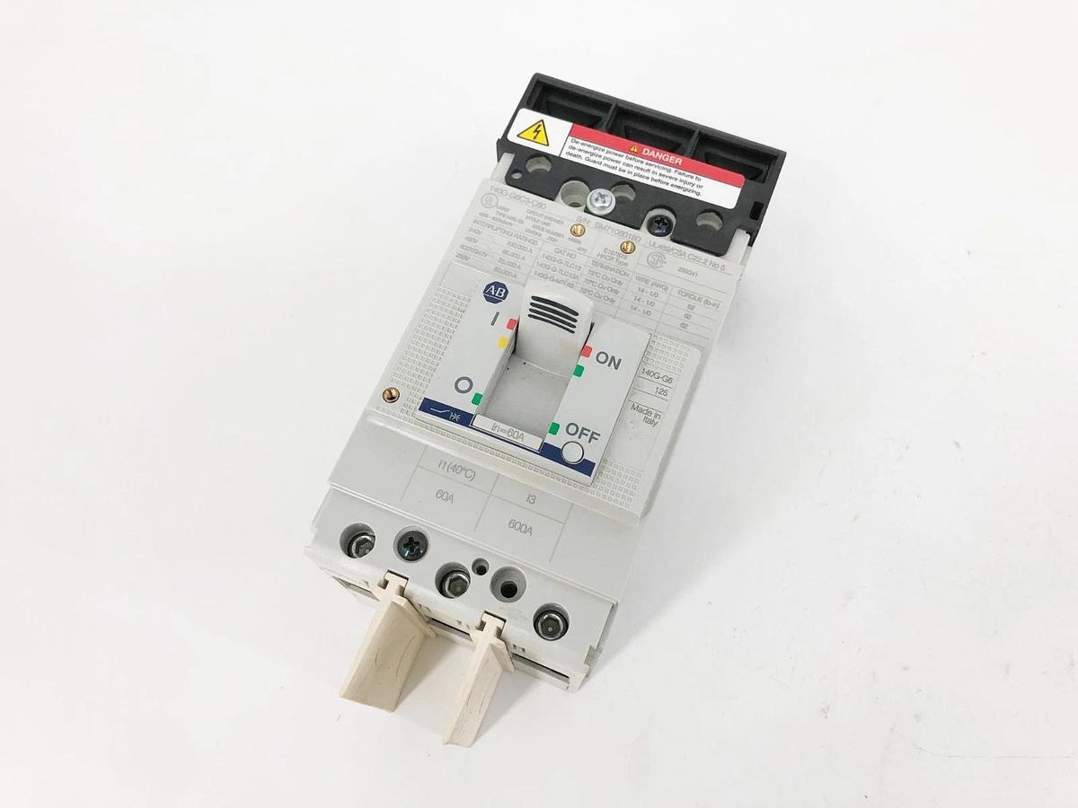 New Allen Bradley 140G-G6C3-C60 Circuit Breaker 60A 3P 480V-600Y/347V - No Box