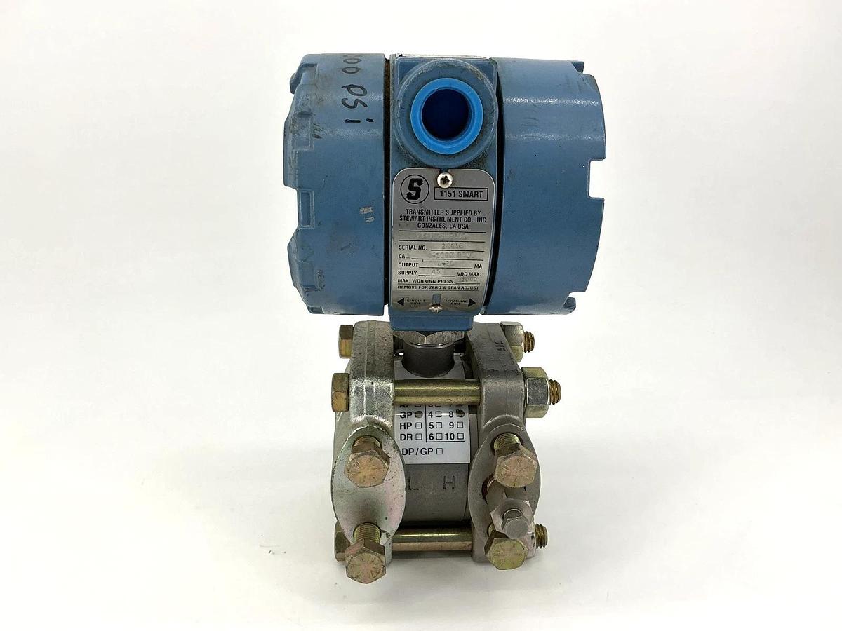 Used Stewart Rosemount 1151GP8S22B3 1151-Smart Pressure Transmitter 1000PSIG 45VDC