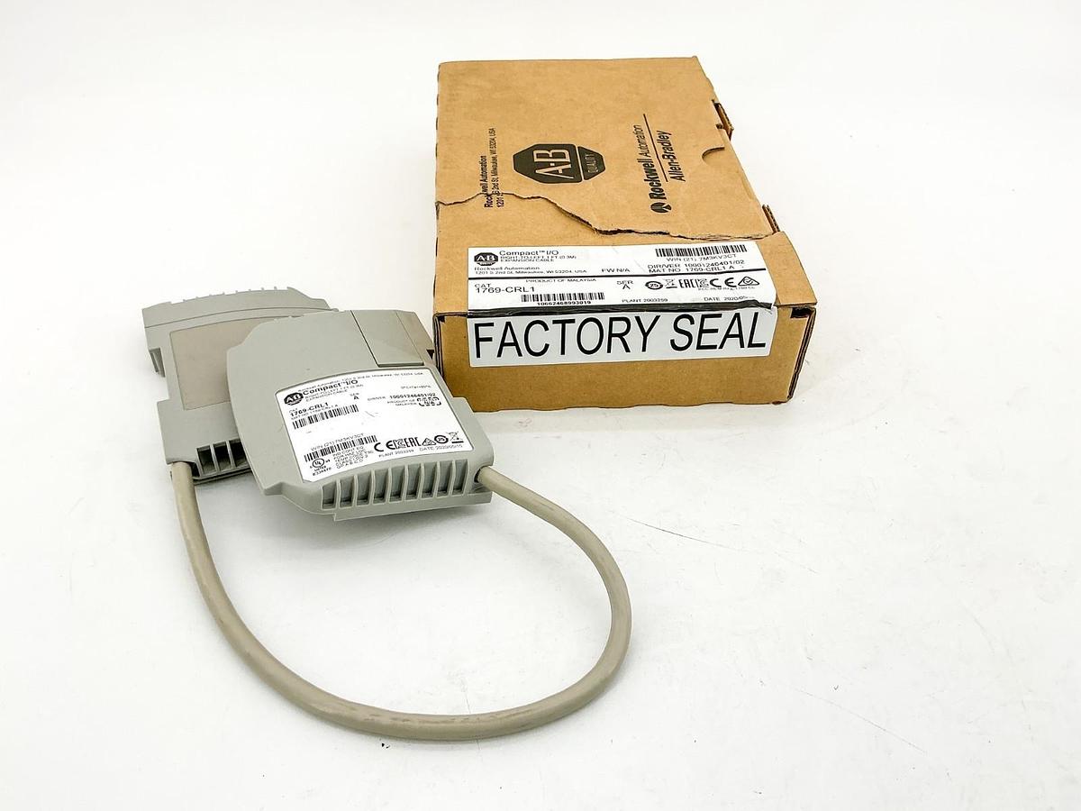 New Allen Bradley 1769-CRL1 Right-to-Left 1ft. Expansion Cable Ser. A
