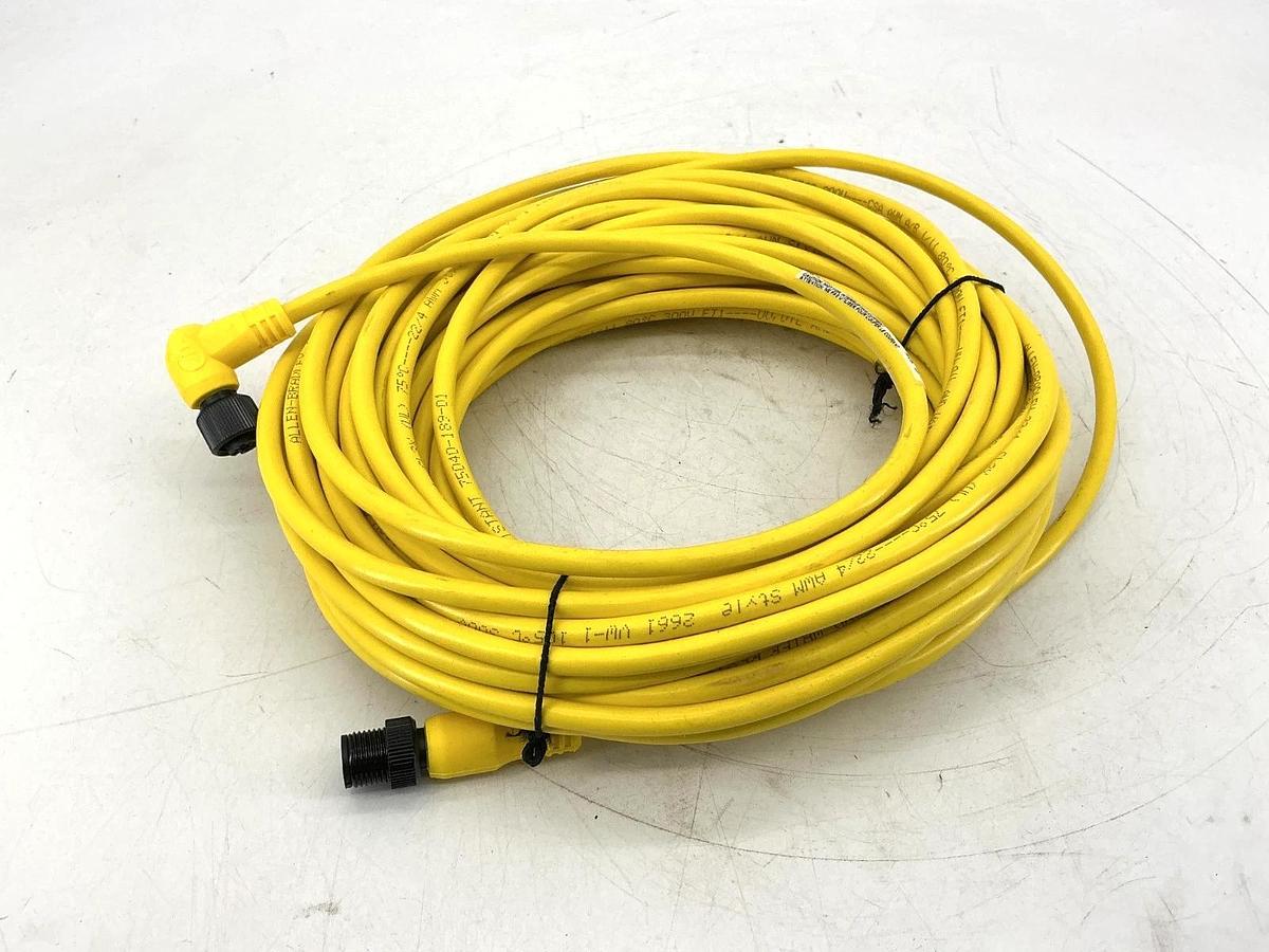 New Allen Bradley 889D-R4ACDM-15 Ser B QD Cordset 4-Pin Right Angle
