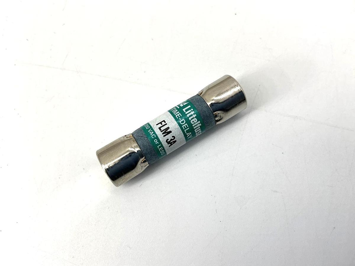Lot of 3 New Littelfuse FLM-3A Time-Delay Fuse 3A 250VAC
