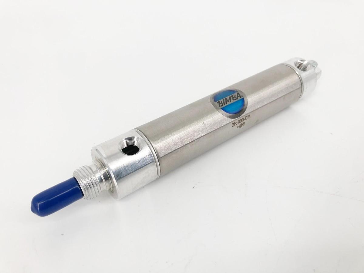 New Bimba SR-093-DP Pneumatic Cylinder 1-1/16" Bore 3" Stroke - No Box