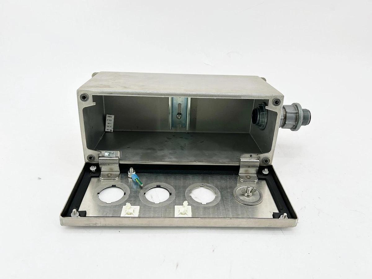 Used Hoffman E4PBXSS Pushbutton Enclosure Extra Deep 4X SS 14GA