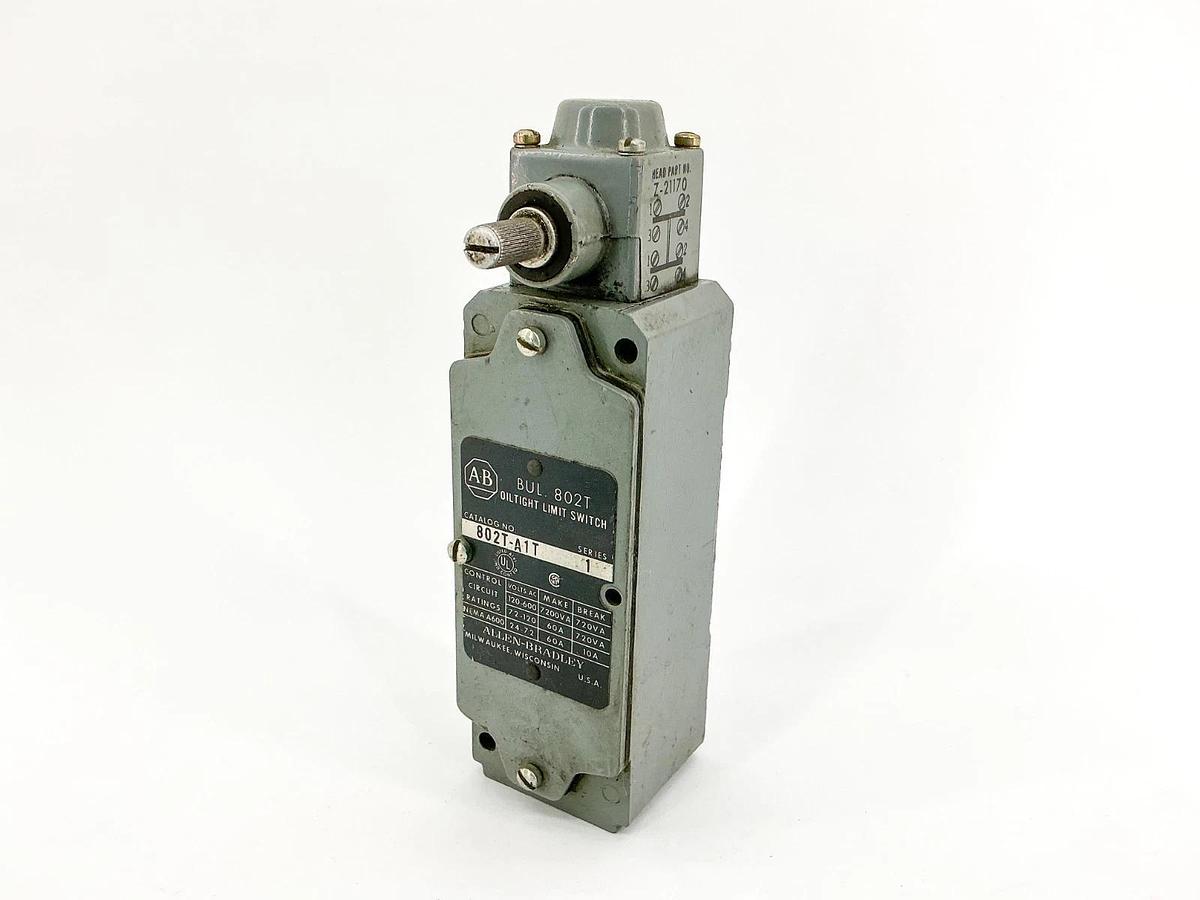 Used Allen Bradley 802T-A1T Oiltight Limit Switch 600V 60A 7200VA Ser.1