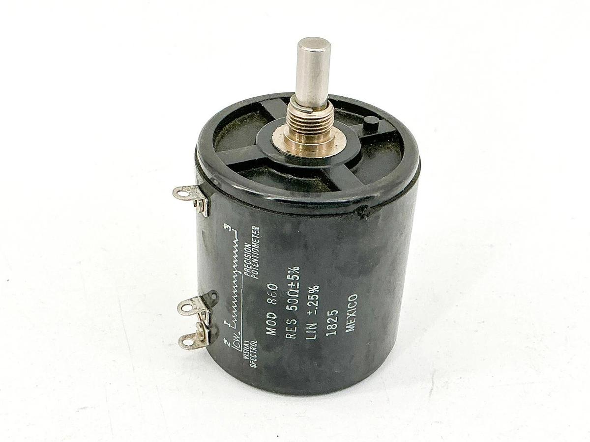 New Vishay Model 860 Precision Potentiometer 50OHMS MOD 860 - No Box