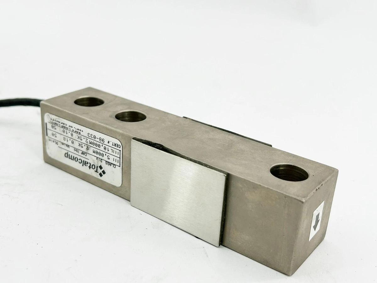 New Totalcomp GSB-2.5K Load Cell Sensor 2.5KLB 5-Wire 20' Cable - No Box