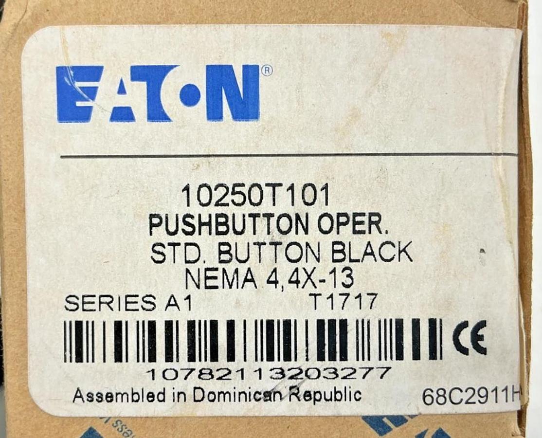 Lot of 2 New Eaton Cutler-Hammer 10250T101 Ser A1 Pushbutton Oper Standard Black