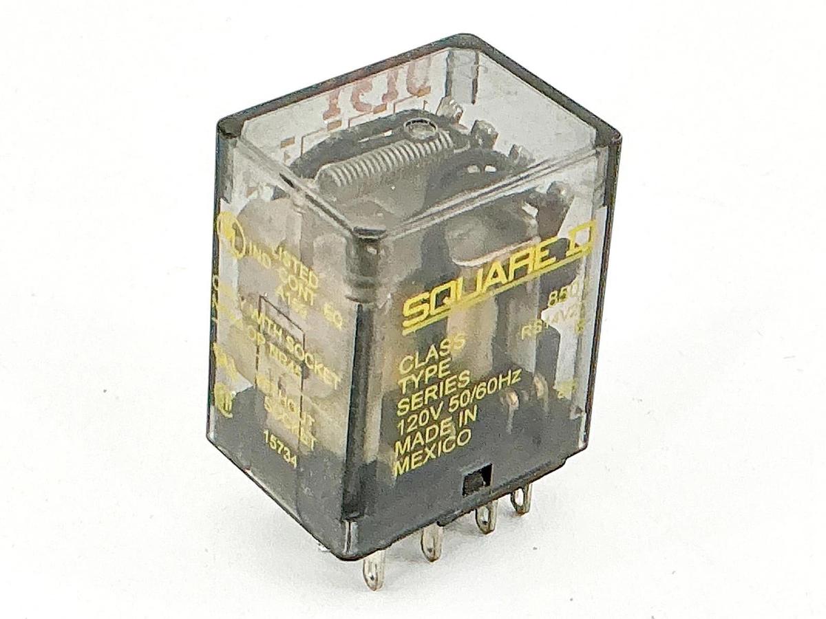 New Square D 8501RS14V20 Relay 120V 5A 1/10HP - No Box