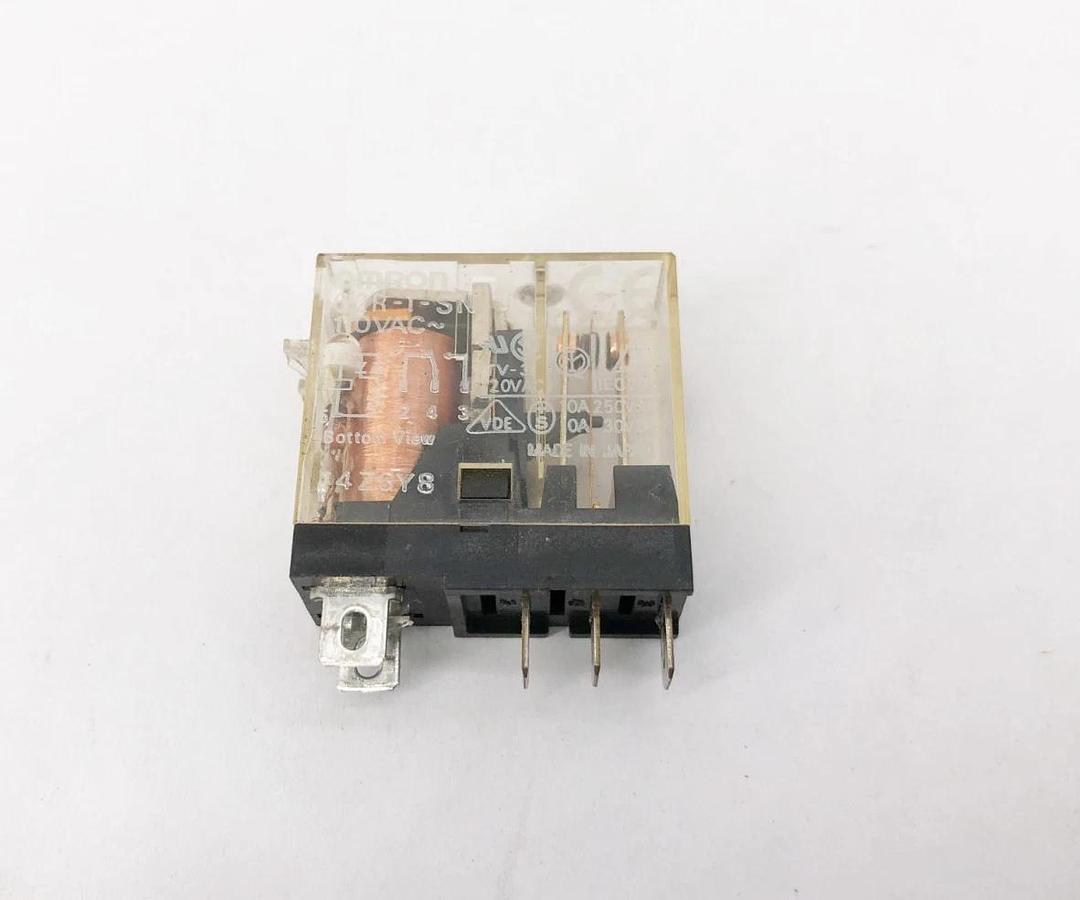 Used Lot of 4 Omron G2R-1-SN Relays 110VAC 5-Pin
