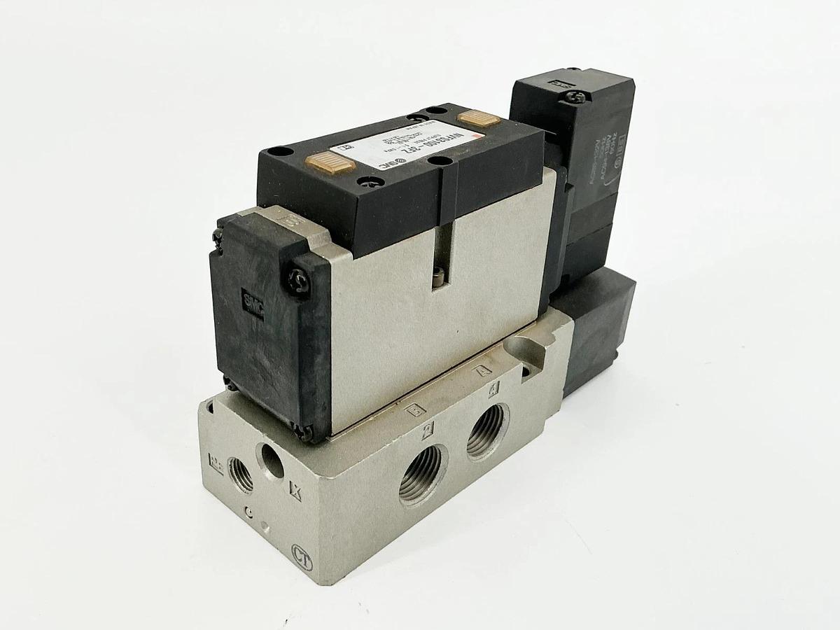 New SMC NVFS3100-3FZ Solenoid Valve 0.1-1MPa 132-138V 50/60Hz - No Box