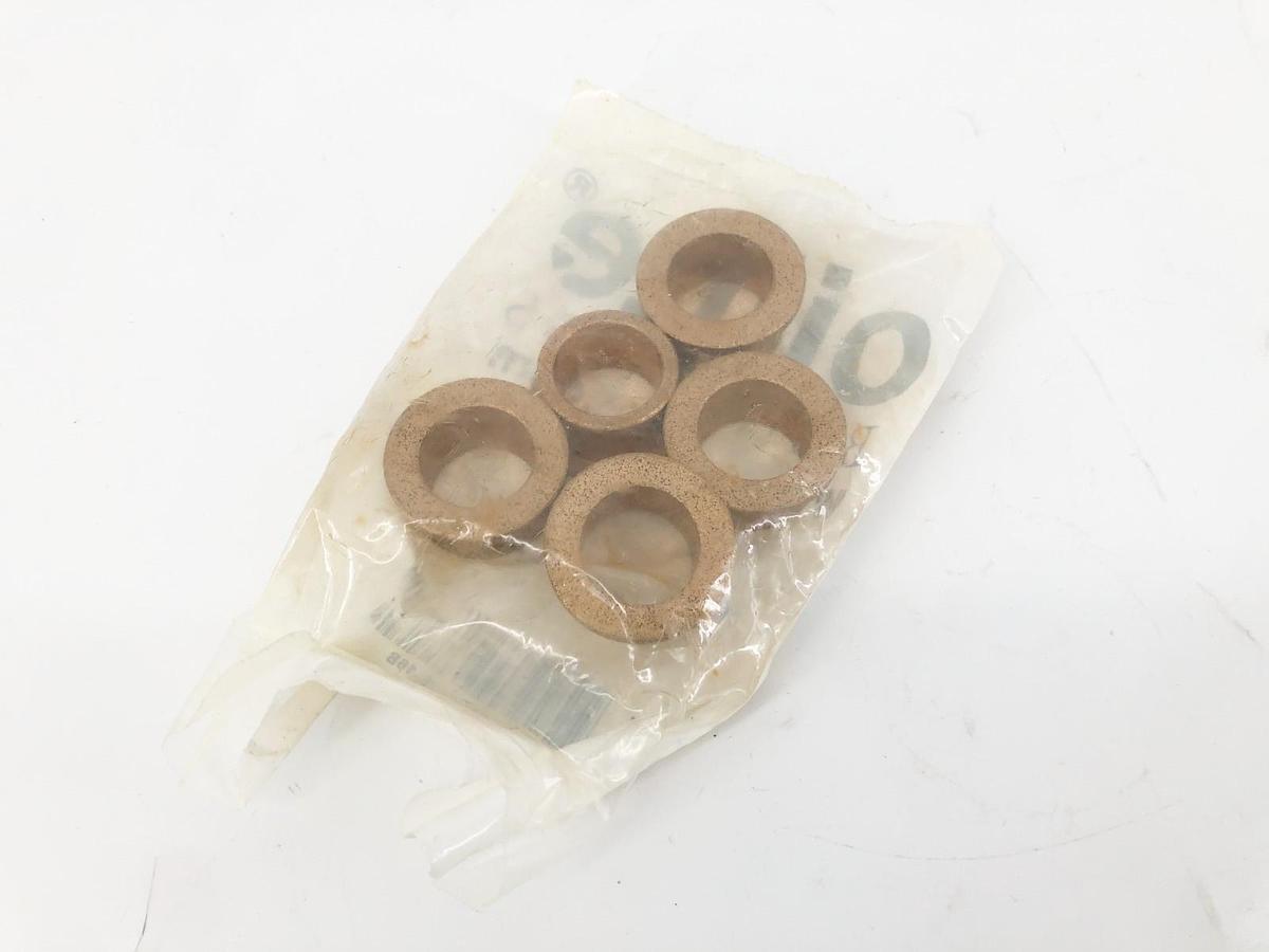 Bag of 5 New Oiltite FFM2026-16B Bronze Flanged Sleeve Bearings 20mm Bore