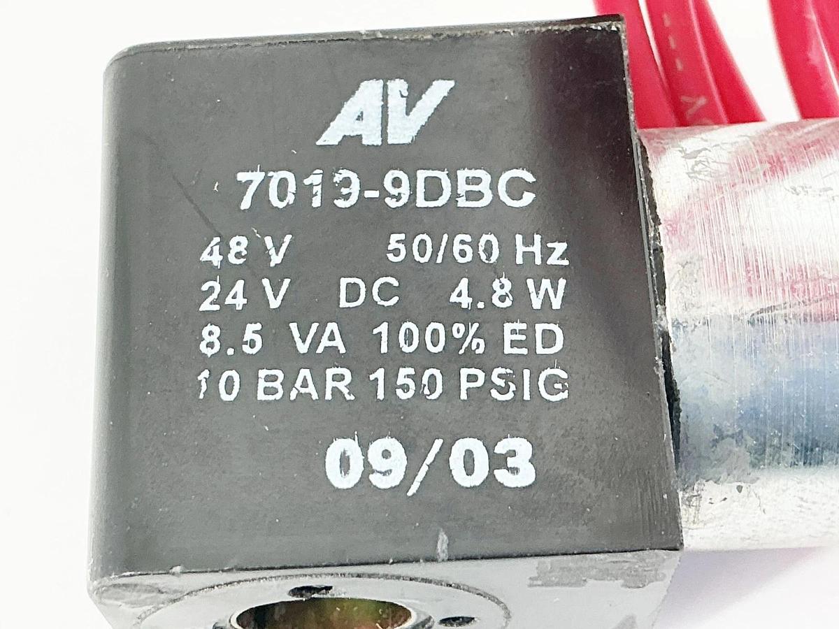 New Automatic Valve 7019-9DBC Solenoid Coil 48V 50/60Hz 150PSIG - No Box