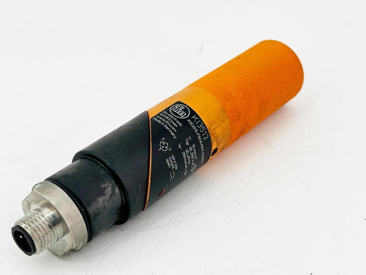 Used IFM KI3513 KIE2015-FBOA/NI/LS100AK Capacitive Sensor 250V 65Hz