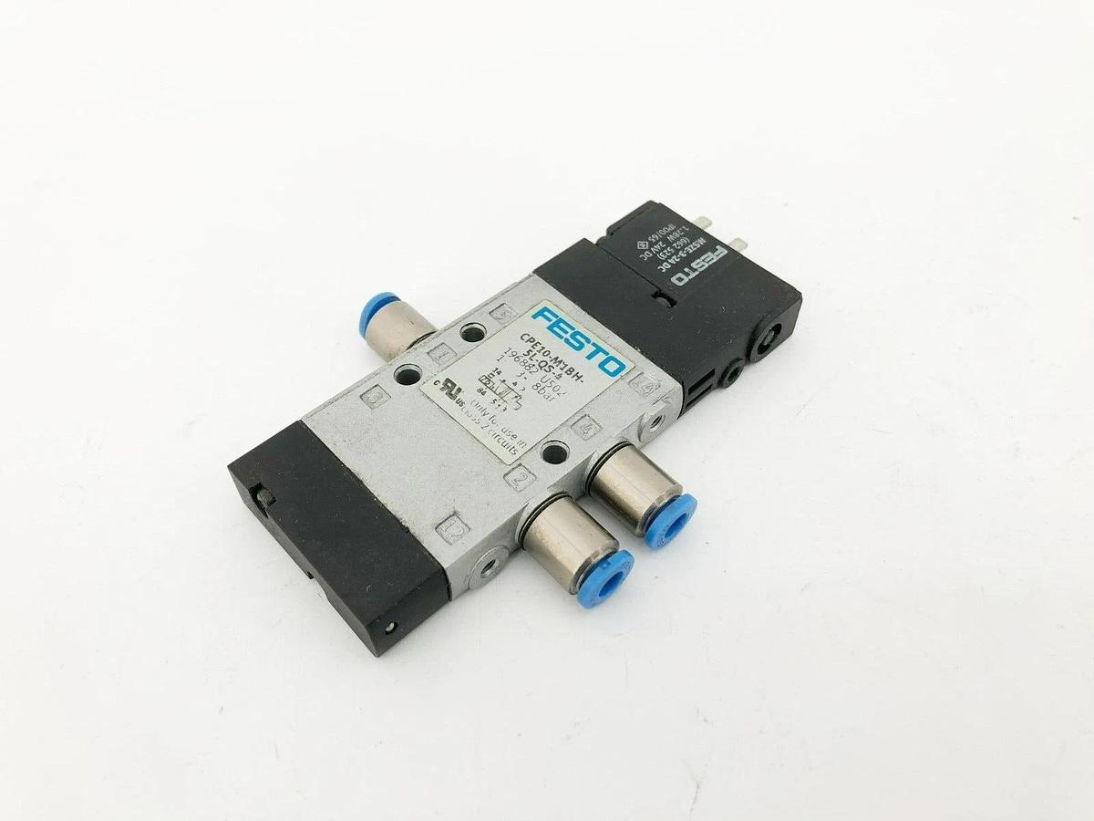 Used Festo CPE10-M1BH-5L-QS-4 Solenoid Valve 196882