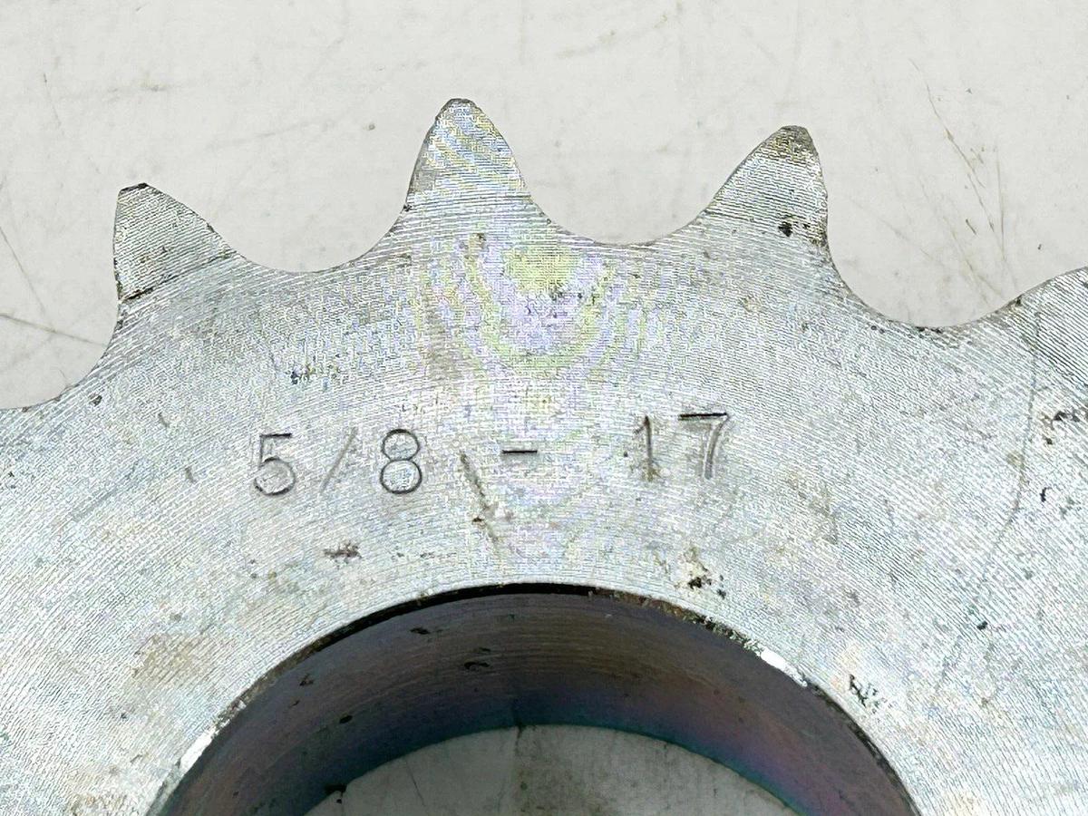 New 5/8-17 Double Sprocket 17 Tooth Unfinished Bore 1.570" Bore