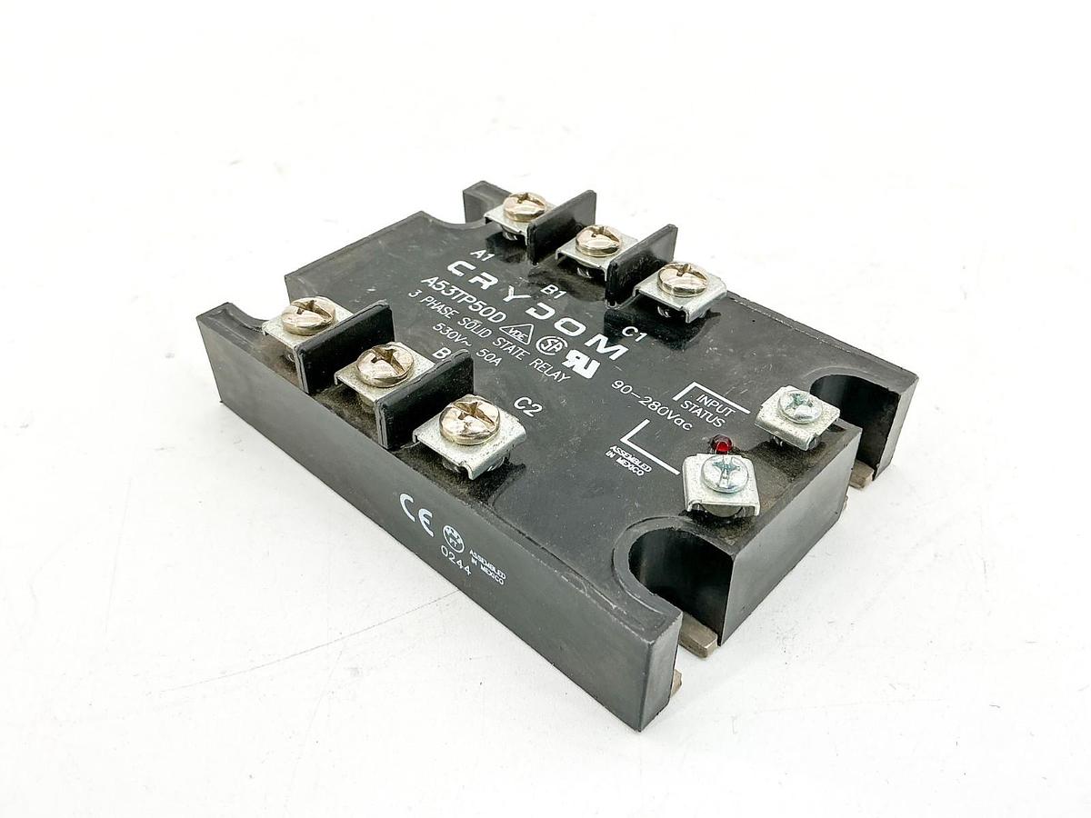 New Crydom A53TP50D Solid State Relay 3PH 530V 50A - No Box