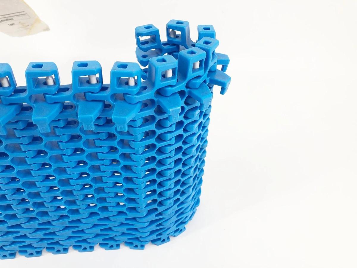 New Intralox 52402081 Belt Series 2400 8" x 46" Polypropylene Blue - No Box