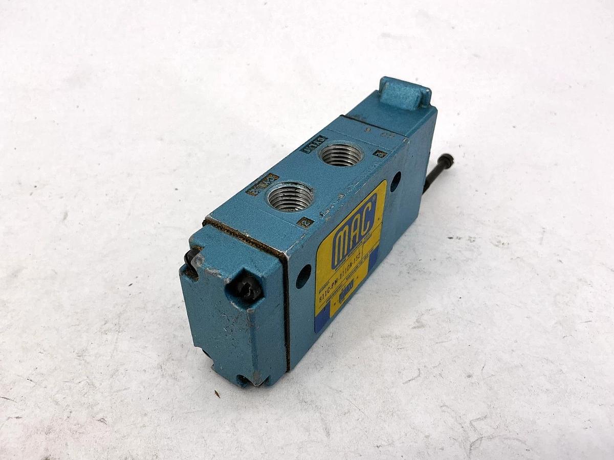 Used MAC Valves 811C-PM-111CA-152 Solenoid Valve Pressure: Vacuum To 150PSI