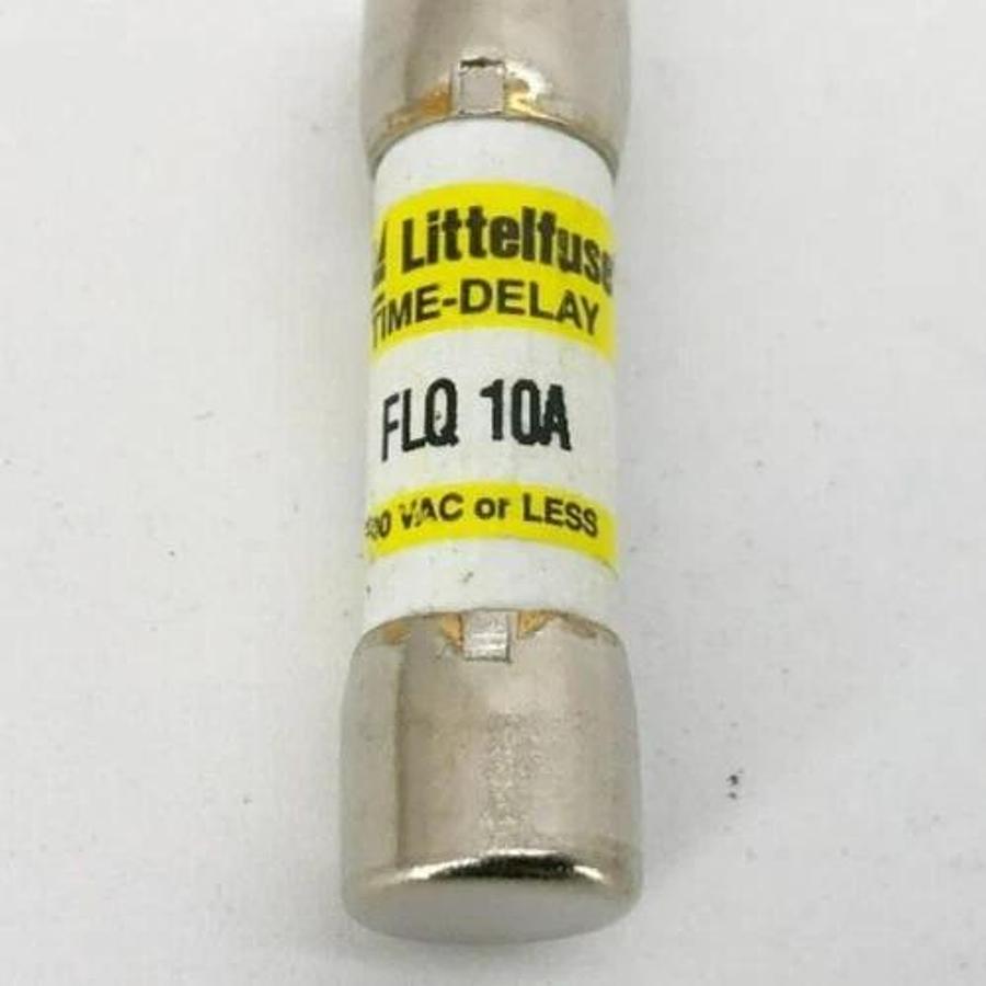 Lot of 3 New Littelfuse FLQ10A Time Delay Fuses 500V 10A