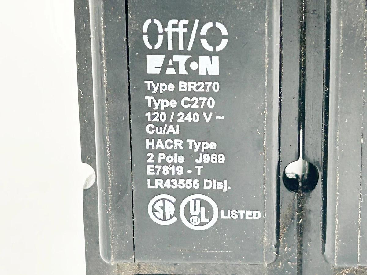 New Eaton BR270 Circuit Breaker 70A 240V 2 Pole