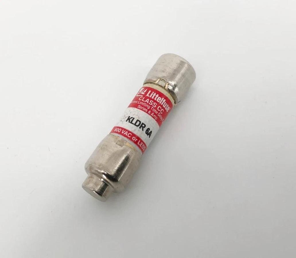 Lot of 5 New Littelfuse KLDR 6A Time Delay Fuses 6A 600VAC Class CC - No Box