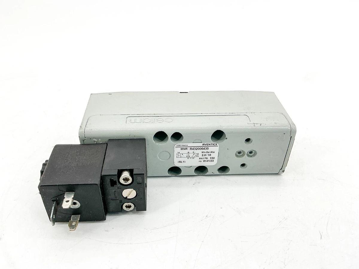 New Aventics R432006435 Solenoid Valve 150PSI 120Vac 5.4VA GT-010061-02440