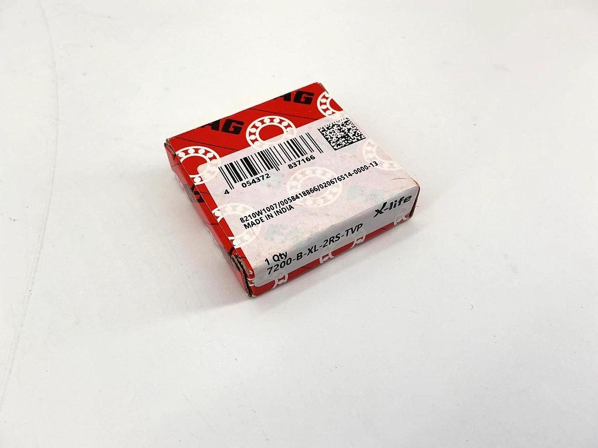 New FAG 7200-B-XL-2RS-TVP Angular Contact Bearing BD-10mm OD-30mm W-9mm