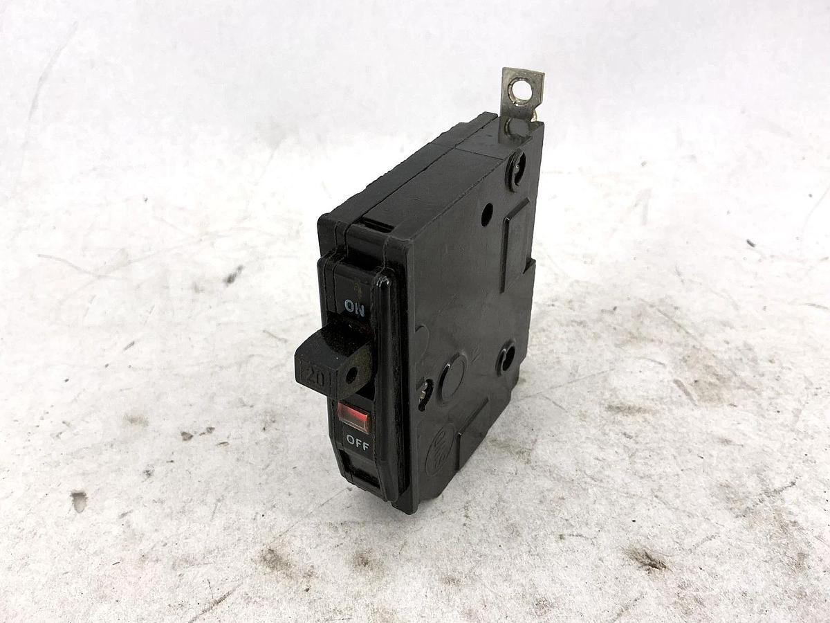 Used Lot of 5 Square D QOB120 Circuit Breaker 1-Pole 20A 120/240V